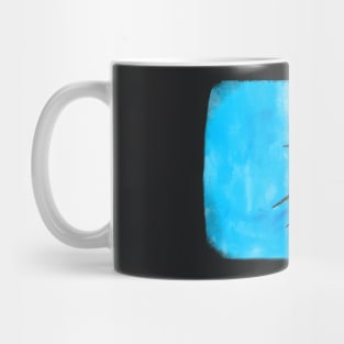 Inky Black Fish Mug